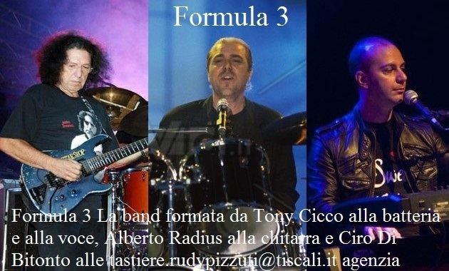 Formula 3 (band) Formula 3 La band formata da Tony Cicco alla batteria e alla voce