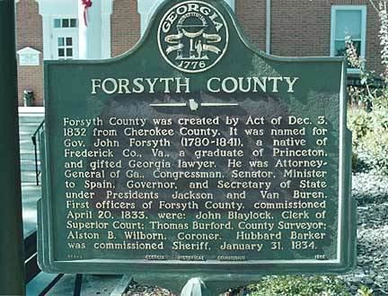 Forsyth County, Georgia georgiainfogalileousgeduimagesuploadsmarkers