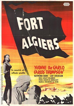 Fort Algiers Fort Algiers poster 1953 Yvonne De Carlo original