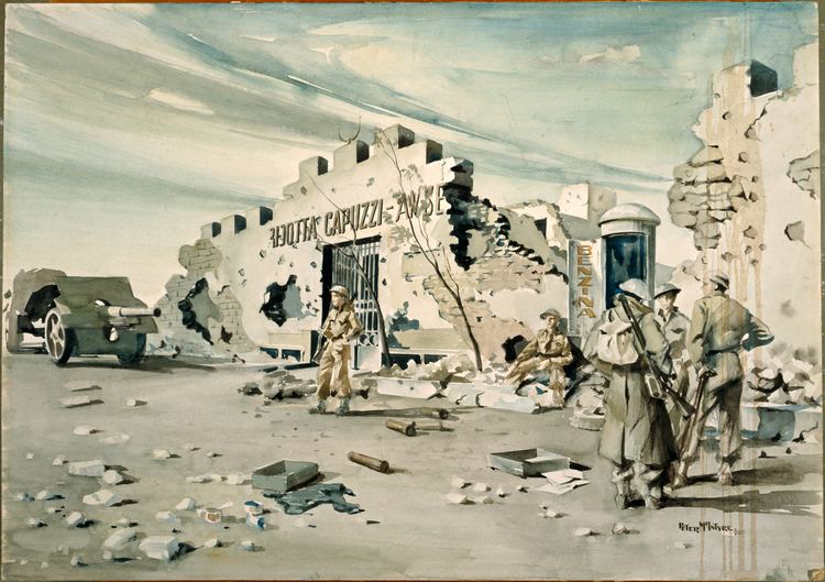 Fort Capuzzo NZers at Fort Capuzzo War Art Digitisation