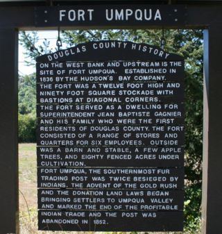 Fort Umpqua Fort Umpqua 1 FortWiki Historic US and Canadian Forts
