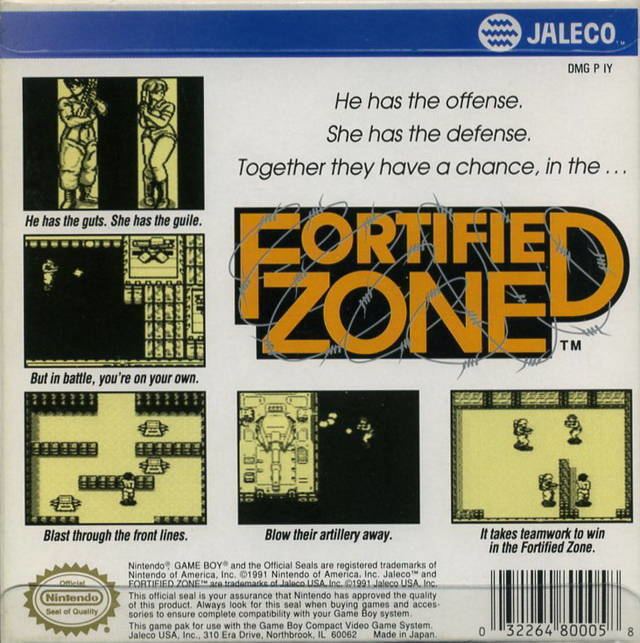 Fortified Zone Fortified Zone Box Shot for Game Boy GameFAQs