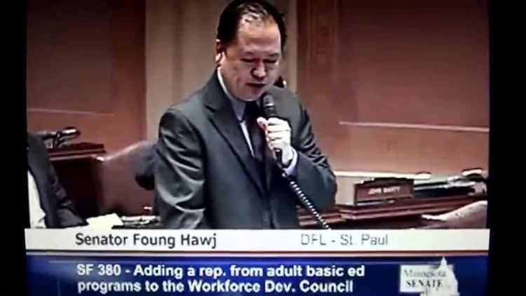 Foung Hawj Sen Foung Hawj presents one of his first bills SF380 on the floor