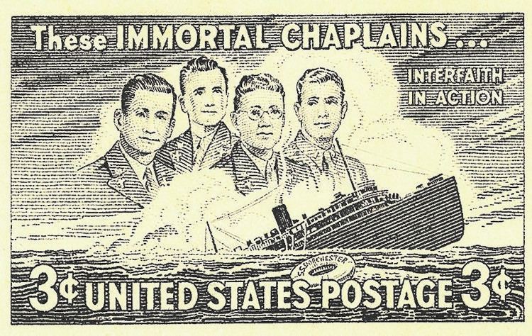 Four Chaplains The Four Chaplain39s Postage Stamp Four Chaplains Memorial Foundation