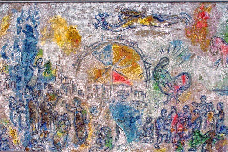 Four Seasons (Chagall) Chicago39s Chagall Mosaic The Four Seasons
