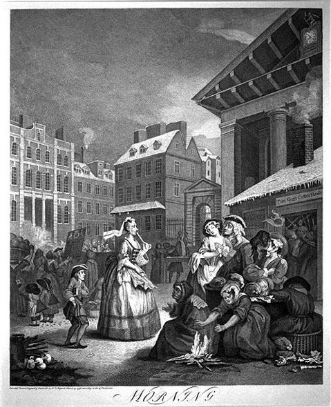 Four Times of the Day The Four Times of Day Plate I Morning William Hogarth