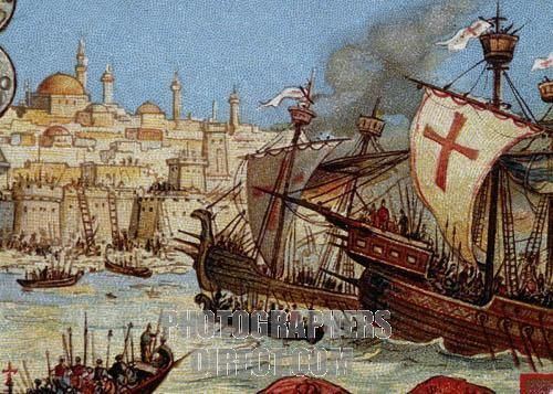 Fourth Crusade Fourth Crusade Fourth Crusade The Templars ships arriving at