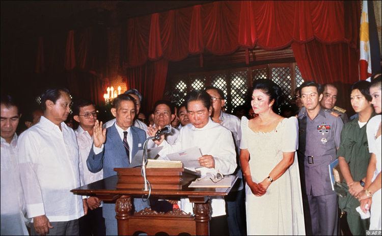 Fourth inauguration of Ferdinand Marcos
