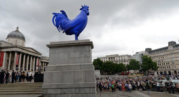 Fourth plinth, Trafalgar Square Katharina Fritsch Blue cockerel unveiled on Fourth Plinth in