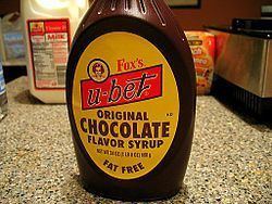 Fox's U-bet chocolate syrup Fox39s Ubet chocolate syrup Wikipedia