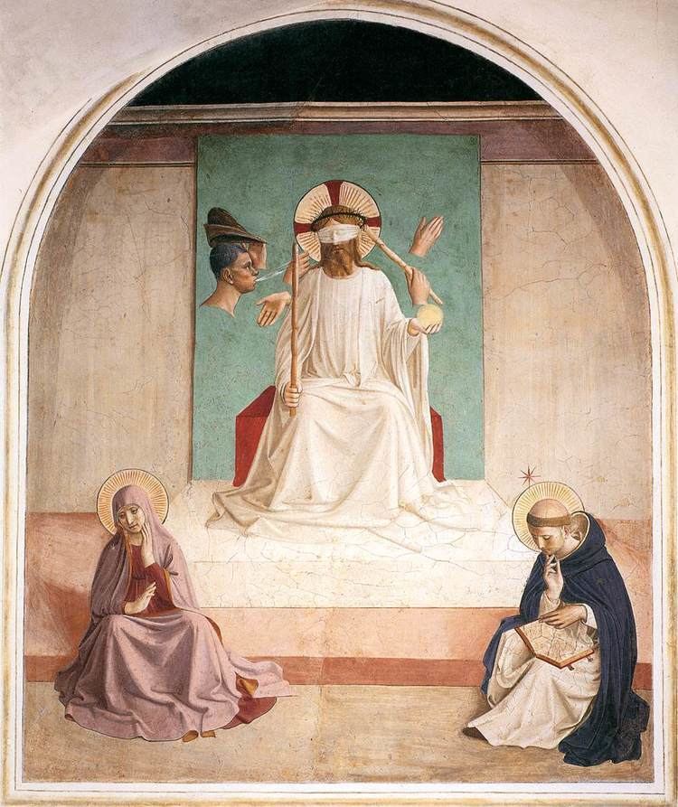 Fra Angelico The Mocking of Christ Fra Angelico WikiArtorg