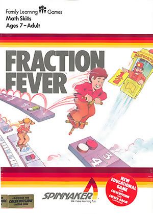 Fraction Fever Fraction Fever by Spinnaker Software ColecoVision Addictcom