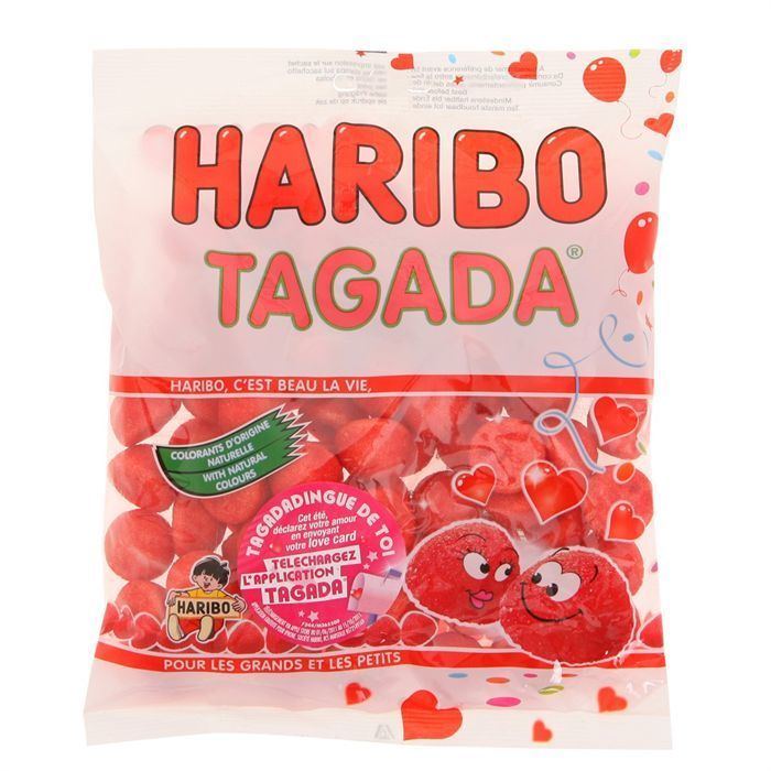 Fraise Tagada Haribo bonbons fraise tagada 300g Achat Vente bonbons aciduls