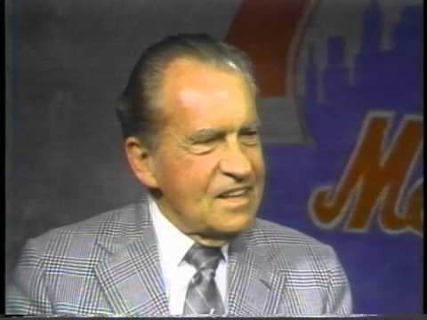 Fran Healy (baseball) Fran Healy Hosts Richard Nixon on the Mets PostGame Show