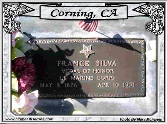 France Silva Photo of Grave site of MOH Recipient France Silva