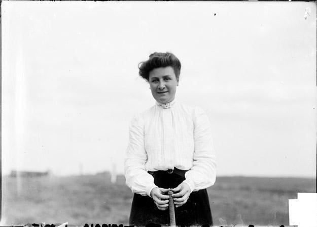 Frances C. Griscom ECC Golfer Frances C Griscom standing on golf course Chicag