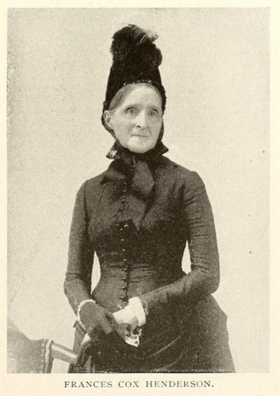 Frances Cox Henderson FileFrances Cox Henderson from American Women 1897jpg Wikimedia