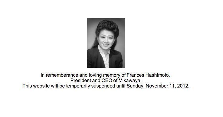 Frances Hashimoto LAs Mochi ice cream epicure Frances Hashimoto dies at 69 893 KPCC