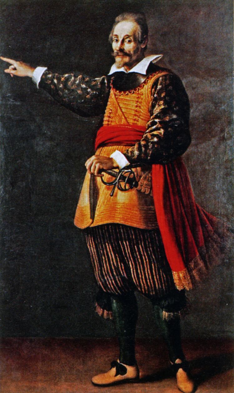 Francesco Andreini FilePortrait of Francesco Andreini in the costume of Capitano