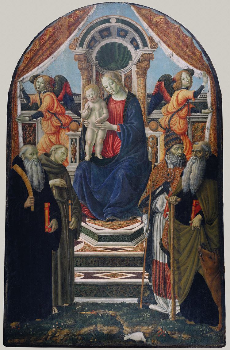 Francesco Botticini Francesco Botticini Madonna and Child Enthroned with