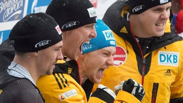 Francesco Friedrich Germany sweeps podium in 4man bobsleigh at World Cup