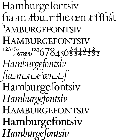 Francesco Griffo JY Aetna from JYampA Fonts a revival of Griffo and