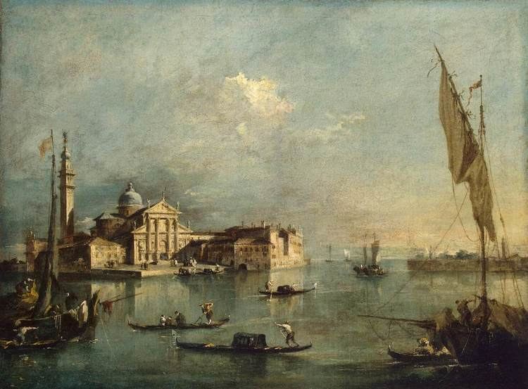 Francesco Guardi View of the Island of San Giorgio Maggiore Francesco
