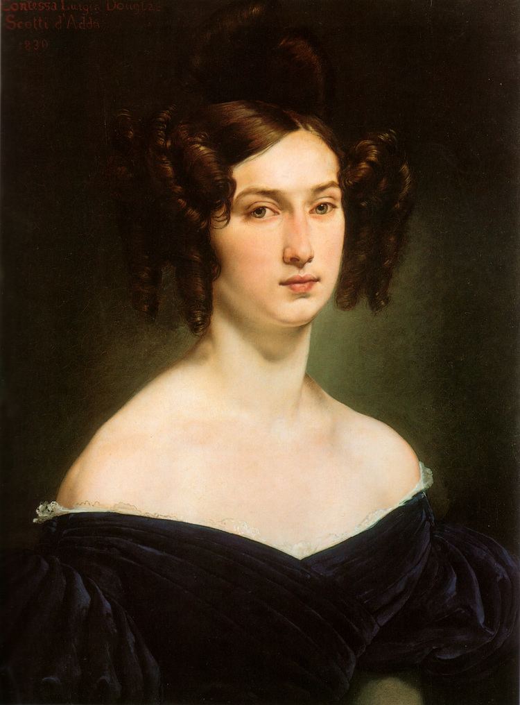 Francesco Hayez Portrait of Countess Luigia Douglas Scotti d39Adda