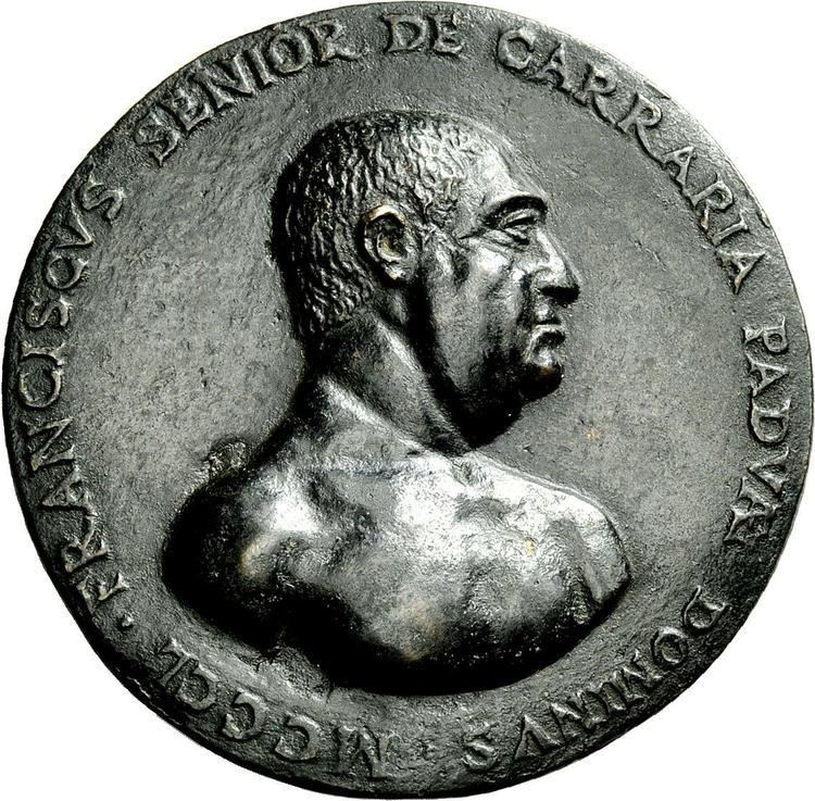 Francesco I da Carrara Francesco I Da Carrara 13501388 Medaglia uniface