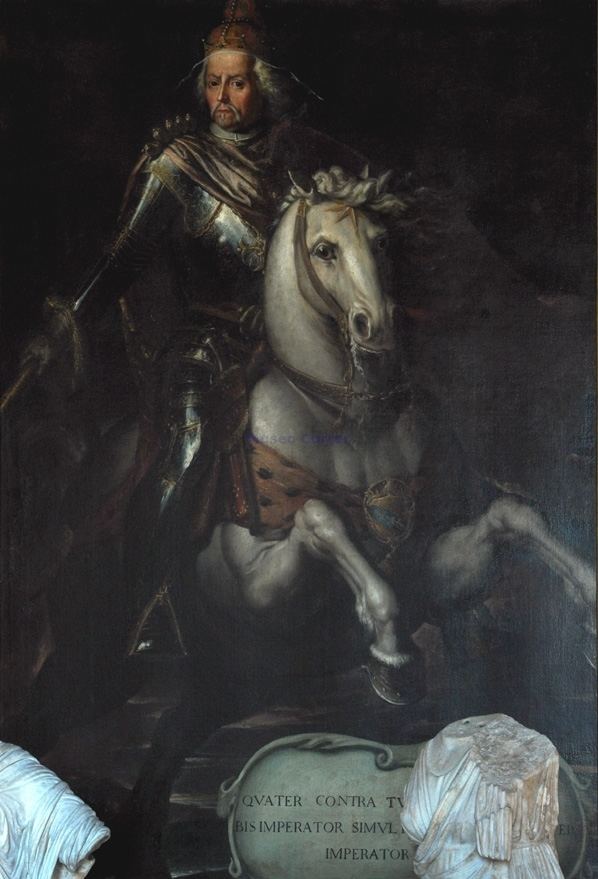 Francesco Morosini Portrait of Doge Francesco Morosini on Horseback Oil on canvas by