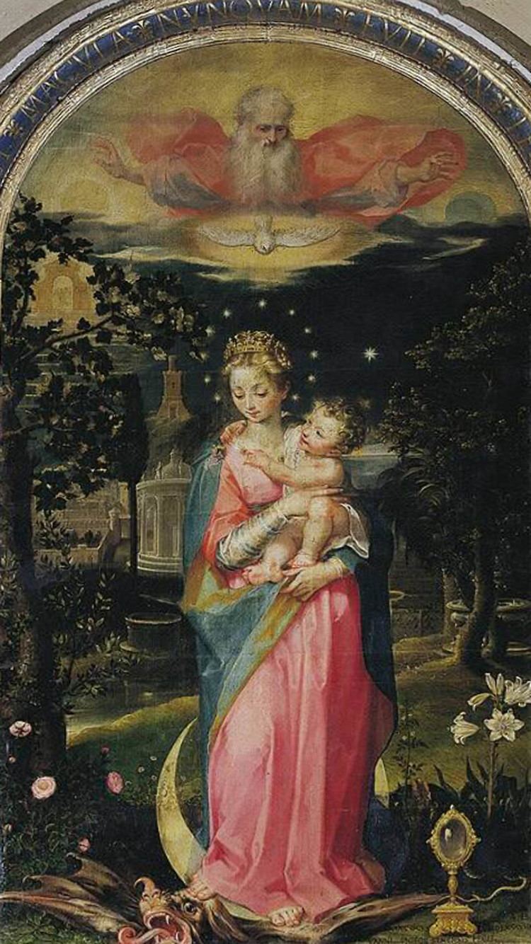 Francesco Vanni FileImmacolata Concezione con Ges e Dio Padre 1588 Francesco