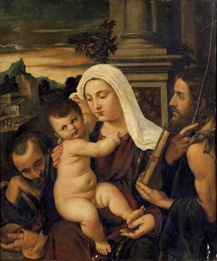 Francesco Vecellio FileFrancesco Vecellio Madonna and Child with Sts