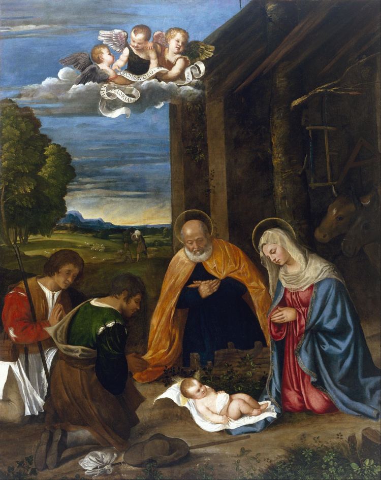 Francesco Vecellio FileFrancesco Vecellio The Nativity with Shepherds