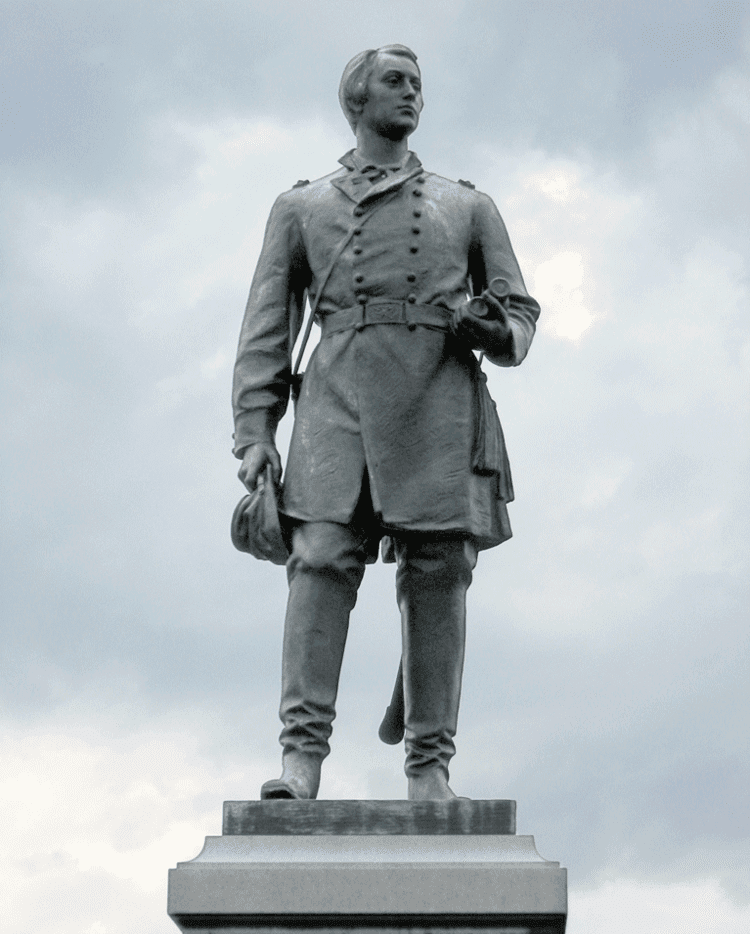 Francis C. Barlow Monument to General Francis Barlow at Gettysburg