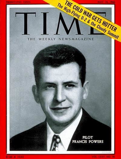 Francis Gary Powers TIME Magazine Cover Francis Gary Powers May 16 1960