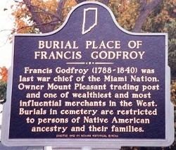 Francis Godfroy IHB Burial Place of Francis Godfroy