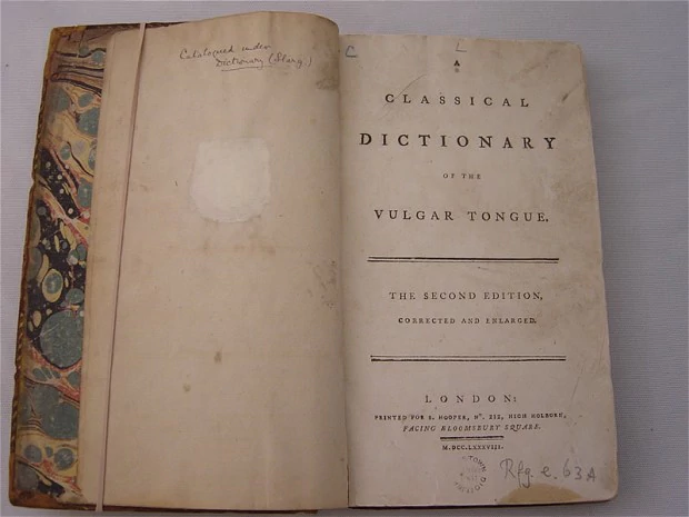 Francis Grose Dictionary of the Vulgar Tongue from 1811 becomes online hit Telegraph