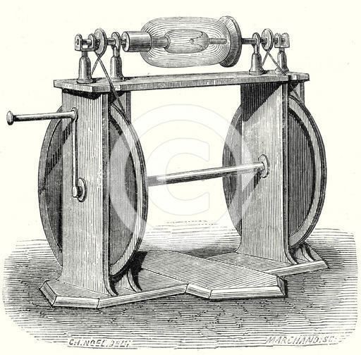Francis Hauksbee Price an image of Hauksbee39s first electric machine early