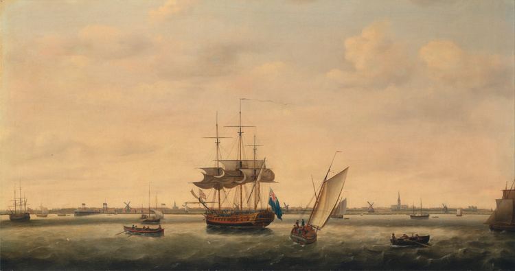 Francis Holman FileFrancis Holman The Frigate Surprise at Anchor off Great