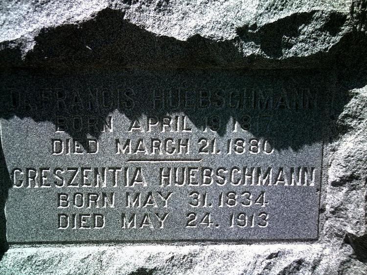 Francis Huebschmann Dr Francis Huebschmann 1817 1880 Find A Grave Memorial