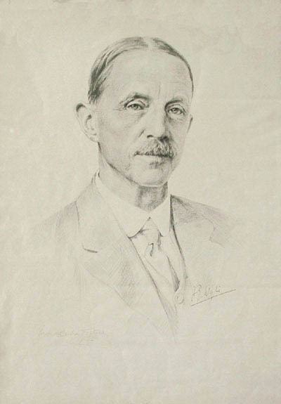 Francis James Wylie Amicia de Biden Footner Portrait of Sir Francis James Wylie