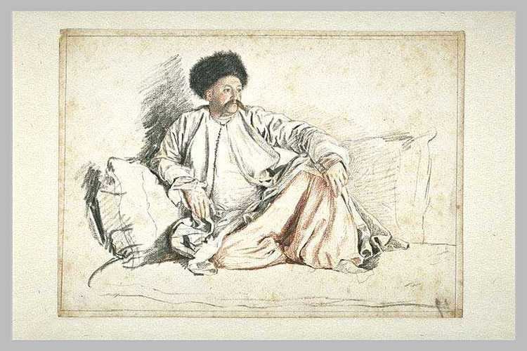 Francis Levett (merchant) Portrait Of English Merchant Francis Levett Attired In Turkish