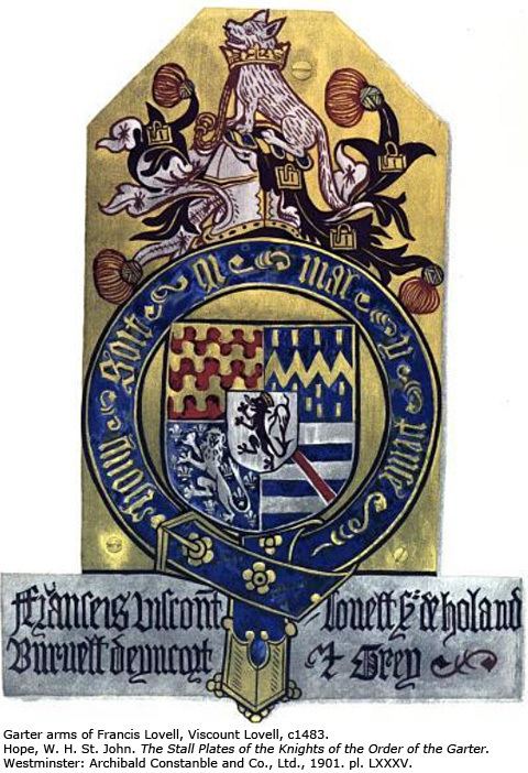 Francis Lovell, 1st Viscount Lovell wwwluminariumorgencyclopediafrancislovellgarte