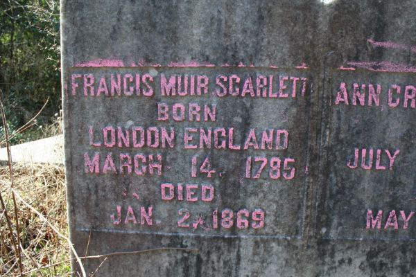 Francis Muir Scarlett Francis Muir Scarlett 1785 1869 Find A Grave Memorial