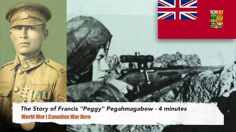 Francis Pegahmagabow Francis quotPeggyquot Pegahmagabow YouTube