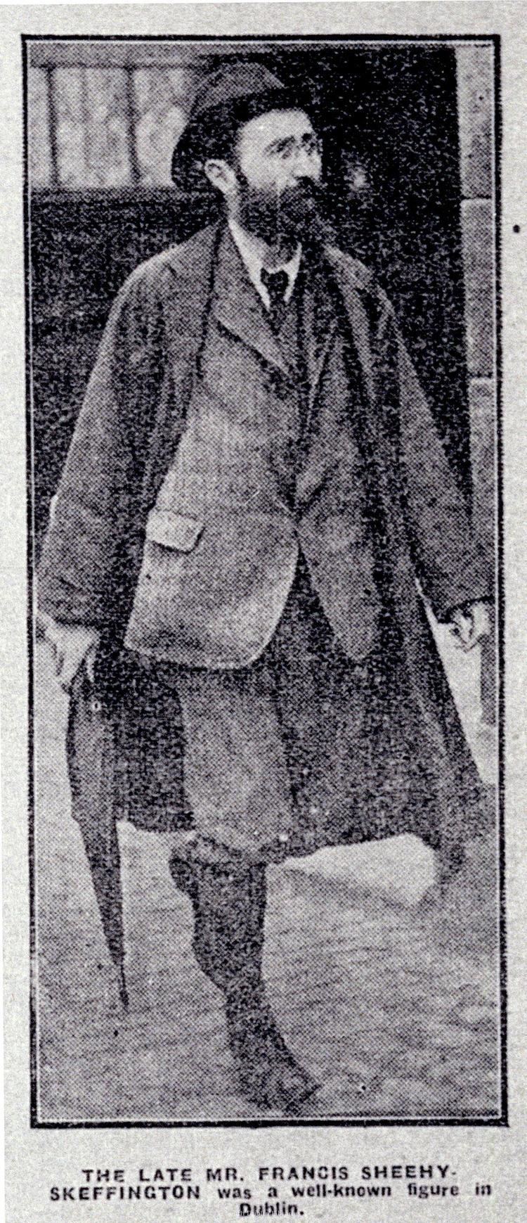 Francis Sheehy-Skeffington Source South Dublin Libraries39 Digital Archive 1916