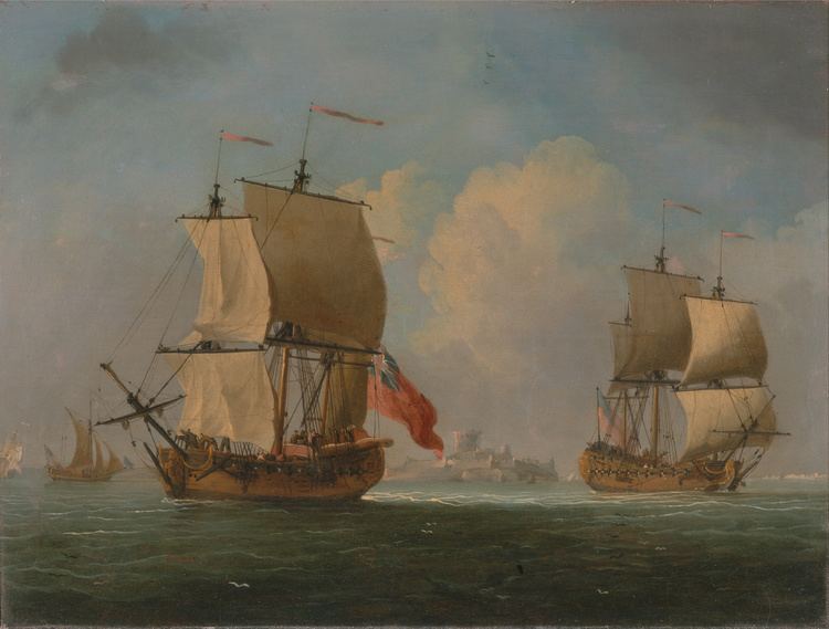 Francis Swaine FileFrancis Swaine An English Sloop and a Frigate in a Light