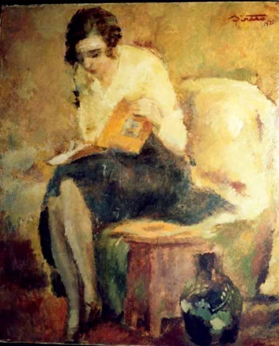 Francisc Șirato Woman Reading Francisc Sirato Biblioklept