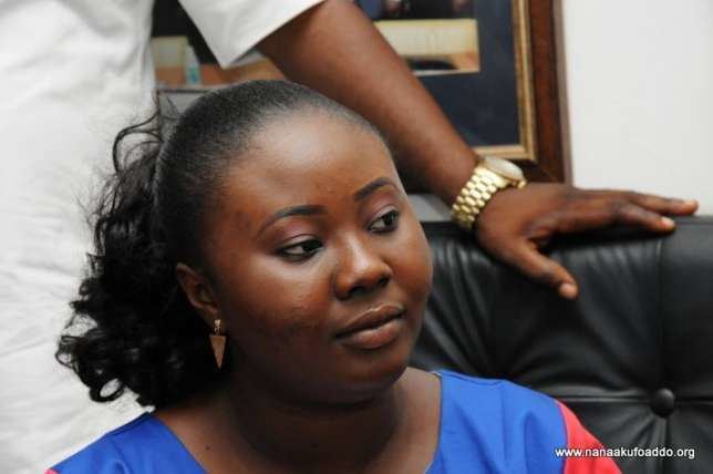 Francisca Oteng-Mensah Photos 22yearold aspiring NPP MP meets AkufoAddo