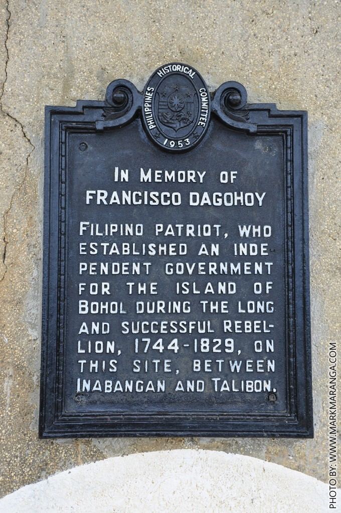 Francisco Dagohoy Francisco Dagohoy Historical Park Philippines Tour Guide